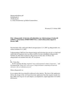 Comments to the EC Final report on accreditdation for Agricultural University of Iceland, Faculty of Land and Animal Resources