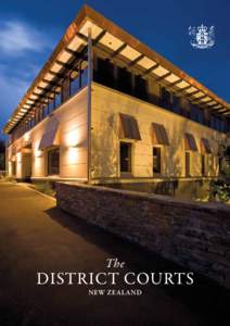 The  DISTRICT COURTS NEW ZEALAND  Contents