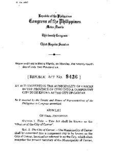 2  Province of Cebu. The territorial jurisdiction of the City shall