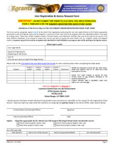 Microsoft Word - Egrants User Registration & Access Request Form 12_2_2014