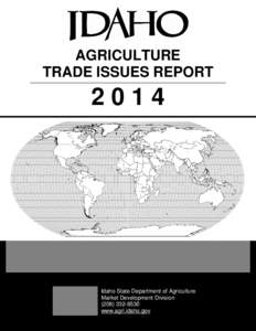AGRICULTURE TRADE ISSUES REPORT[removed]Idaho State Department of Agriculture