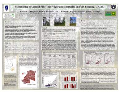 Monitoring of Upland Pine Tree Vigor and Mortality on Fort Benning, GA/AL