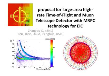 proposal for large-area highrate Time-of-Flight and Muon Telescope Detector with MRPC technology for EIC Zhangbu Xu (BNL) BNL, Rice, UCLA, Tsinghua, USTC