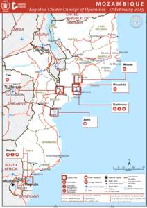 MOZAMBIQUE  Logistics Cluster Concept of Operation - 17 February 2015 fh