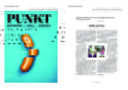 Magazine: Punkt | Date: February 2015 | Project: Collaboration Dilly Socks  Magazine: Punkt | Date: February 2015 | Project: Collaboration Dilly Socks 