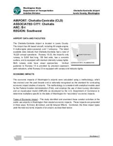 Washington State Department of Transportation Aviation Division Chehalis-Centralia Airport Lewis County, Washington