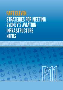 PART ELEVEN STRATEGIES FOR MEETING SYDNEY’S AVIATION INFRASTRUCTURE NEEDS