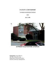 FACILITY AUDIT REPORT 33 WEST ELEVENTH AVENUE #193 MAYWEST ELEVENTH AVENUE
