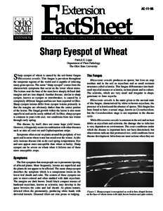 FactSheet Extension AC[removed]Plant Pathology, 2021 Coffey Road, Columbus, OH[removed]