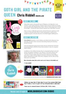 GOTH GIRL AND THE PIRATE QUEEN Chris Riddell sponsored by  (MACMILLAN)