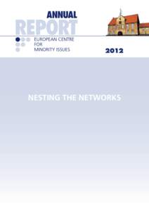 ANNUAL  REPORT[removed]NESTING THE NETWORKS