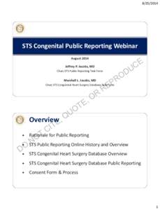 [removed]STS Congenital Public Reporting Webinar August[removed]E