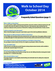 Frequently Asked Questions Handout
