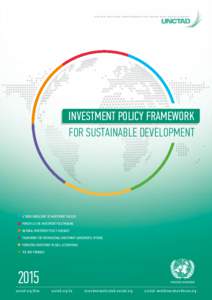 U N I T E D N AT I O N S C O N F E R E N C E O N T R A D E A N D D E V E L O P M E N T  INVESTMENT POLICY FRAMEWORK FOR SUSTAINABLE DEVELOPMENT  A 