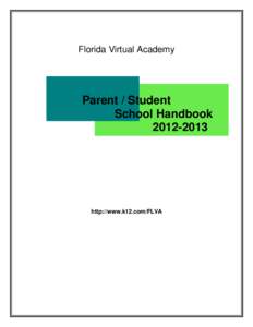 Florida Virtual Academy  Parent / Student School Handbook