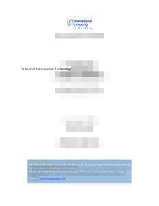 School of Information Technology  Proceedings of the 20. GI-Workshop on Foundations of Databases (Grundlagen von Datenbanken)