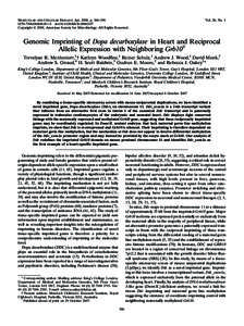 MOLECULAR AND CELLULAR BIOLOGY, Jan. 2008, p. 386–[removed]/$08.00⫹0 doi:[removed]MCB[removed]Copyright © 2008, American Society for Microbiology. All Rights Reserved. Vol. 28, No. 1