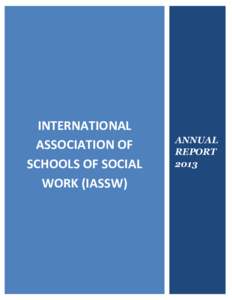[Type text]  INTERNATIONAL ASSOCIATION OF SCHOOLS OF SOCIAL WORK (IASSW)