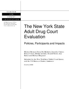 Microsoft Word - NYS Adult Drug Court Evaluation-final