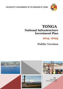 TONGA NATIONAL INFASTRUCTURE INVESTMENT PLAN