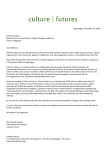 Letter COP15 December