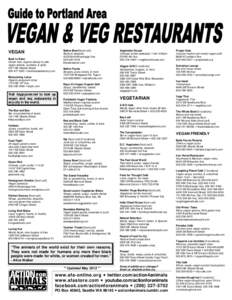 VEGAN Back to Eden Gluten-free, organic bakery & cafe; vegan shakes, sundaes, & splits 2217 NE Alberta Street  backtoedenbakery.com