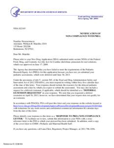 PREA Non-Compliance Letter N022165[removed])