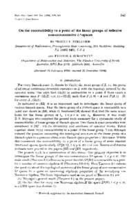 Math. Proc. Camb. Phil. Soc[removed]), 119, 545 Printed in Great Britain 545  On the contractibility to a point of the linear groups of reflexive