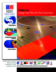 Defense  TM Design Your Floor for Your Curriculum