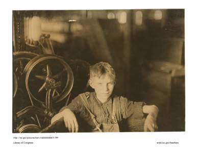 [One of the young spinners in the Quidwick Co. Mill. Anthony, R. I. (A Polish boy Willie) who was taking his noon rest in a doffer-box.] Location: Anthony, Rhode Island, 1909