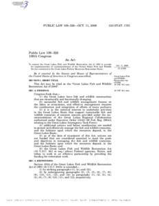 PUBLIC LAW 109–326—OCT. 11, STATPublic Law 109–326 109th Congress
