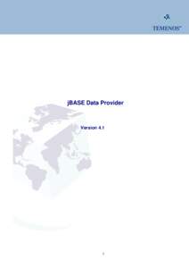 jBASE Data Provider  Version 4.1