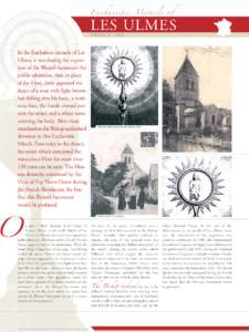 Eucharistic Miracle of  LES ULMES FRANCE, 1668  In the Eucharistic miracle of Les