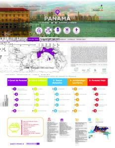 Panamá - Capital: Panamá - Superficie: 9.166 km²  PANAMÁ La ciudad moderna, colonial y natural