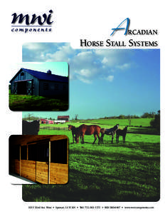 A  rcadian Horse Stall Systems