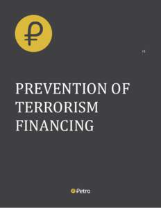 r1  PREVENTION OF TERRORISM FINANCING