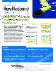 A Teledyne RD Instruments Application Note  Teledyne RD Instruments New Platforms! 600 kHz Explorer ADCP