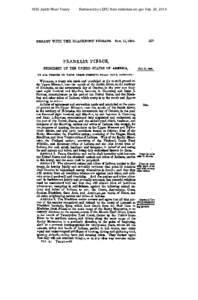 1855 Judith River Treaty  Retrieved by LEPO from indianlaw.mt.gov Feb. 24, 2014 TREATY WITH THE BLACKFOOT I N D I ~ S . OCT. 17,1855.