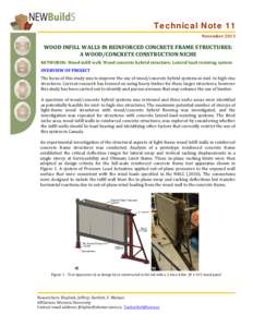 Microsoft Word - Tech Note #11 - WOOD INFILL WALLS IN REINFORCED CONCRETE FRAME STRUCTURES_r.docx