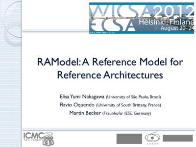 Representation of Reference Architectures: A Systematic Review