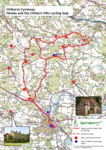 Chilterns Cycleway Henley and the Chiltern Hills cycling loop 9  10