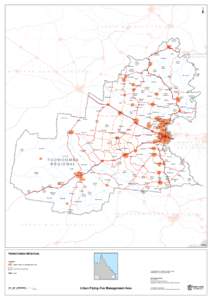 Toowoomba Regional Urban Flying-Fox Management Area map