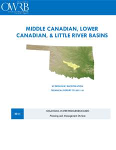 MIDDLE CANADIAN, LOWER CANADIAN, & LITTLE RIVER BASINS