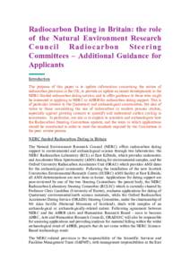 Conservation and restoration / Isotopes of carbon / Nuclear physics / Radiometric dating / Radioactivity / Chemistry / Radiocarbon dating / Nuclear chemistry / Archaeological science / Carbon-14 / Geology / Radiocarbon
