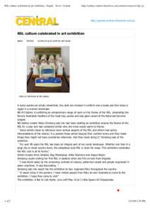 RSL culture celebrated in art exhibition - People - News | Central