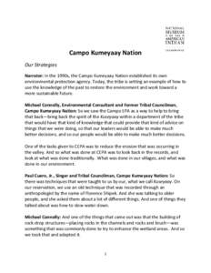 Microsoft Word - Campo Kumeyaay Nation Strategies.doc