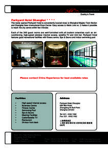 Shanghai Maglev Train / China / JW Marriott Shanghai / Shanghai / Shanghai Metro / Zhangjiang Hi-Tech Park