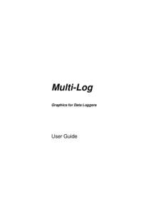 Multi-Log Graphics for Data Loggers User Guide  Contents