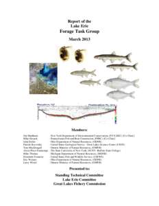 Report of the Lake Erie Forage Task Group March 2013