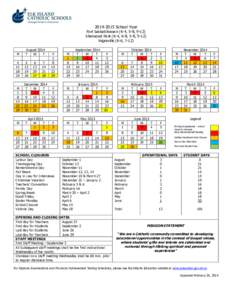 [removed]School Year Fort Saskatchewan (K-4, 5-8, 9-12) Sherwood Park (K-4, K-8, 5-8, 9-12) Vegreville (K-6, 7-12) M